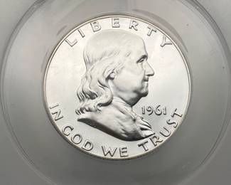 1961 Franklin Half Dollar Proof