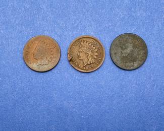 1864, 1865, 1866 Indian Head Cents