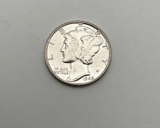 1942 D Mercury Dime