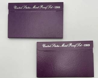 1988-1989 US Mint Proof Sets
