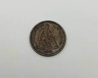 1860 Seated Half Dime