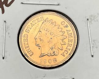 1908 Indian Head Cent