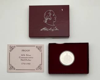 1982 Proof Silver Washington Commerorative Half Dollar