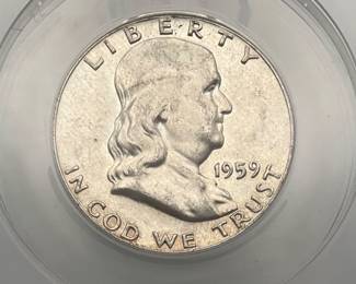 1959 Franklin Half Dollar