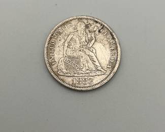 1883 Liberty Seated Dime