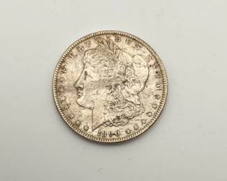 1890 US Morgan Silver Dollar