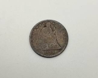 1859 Seated Half Dime
