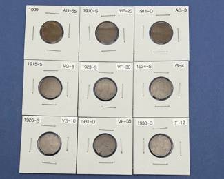 Lincoln Cents (9)
