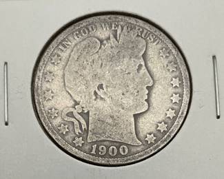 1900 O Barber Half Dollar
