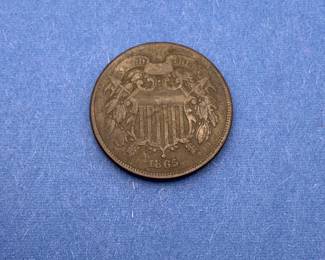 1865 2 Cent piece
