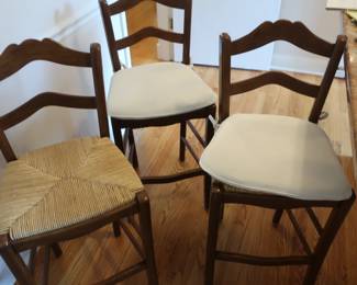Counter  height  bar  stools.