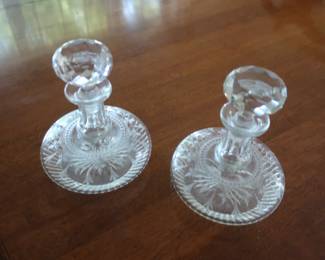 small  crystal  decanters