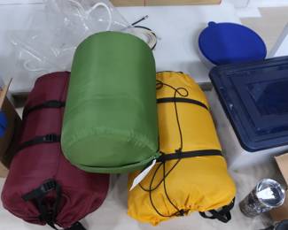 sleeping bags