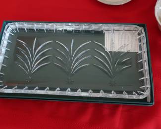 Waterford crystal  desert plate