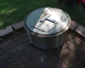 8.  the price is 225.00    for   fire  pit  by  Breeo