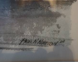 signature on art