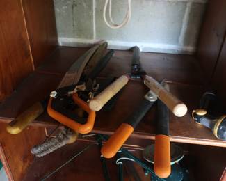 assorted  yard   tools