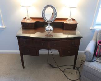   Vintage mahogany  writing  desk 