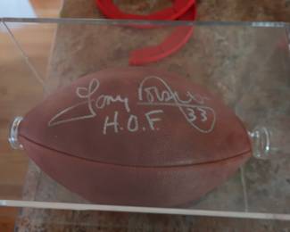 tony dorsett signed football