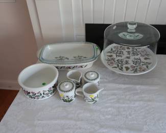 Port Meirion China serving items