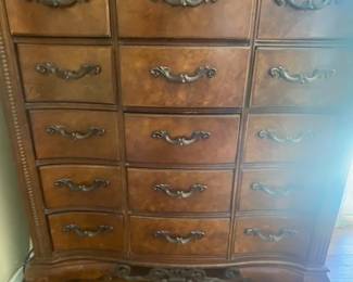 15 drawer dresser with granite top