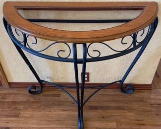 demi lune table
