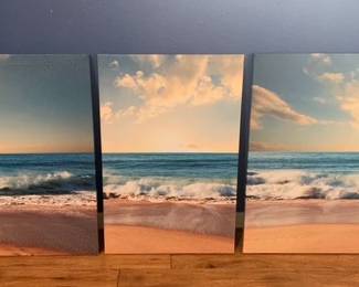 Canvas beach art