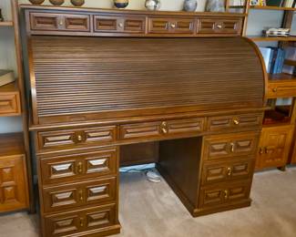 Vintage Roll-top Desk 