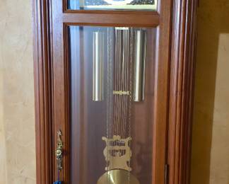 German Grandfather Clock with Moon Phase Dial