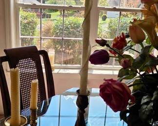 Ornate Brass Candlesticks