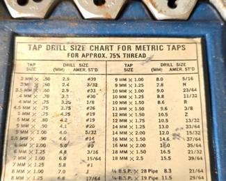 Craftsman Tap and Die Set 