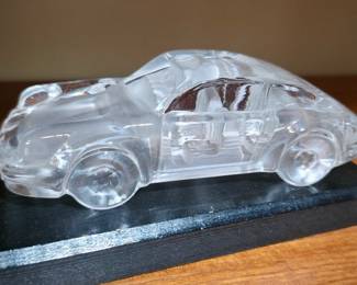 Crystal Car Paperweight 