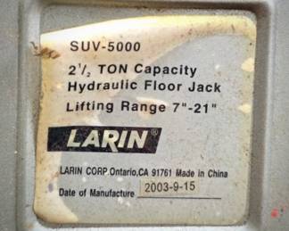 Larin SUV5000 Hydraulic Floor Jack