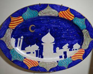 Eid-themed decorative plate