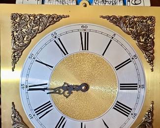German Grandfather Clock Movement with Moon Phase Dial