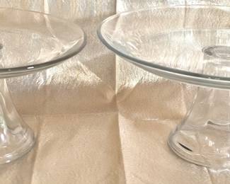 Glass Cake Pedestals 