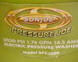 Sun Joe SPX3000 Electric Pressure Washer