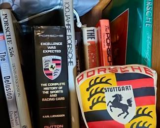Collection of Porsche Books and Memorabilia 