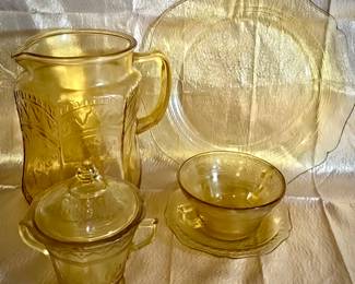 A collection of Federal Glass 