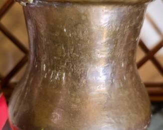 Antique Brass Oil Lamp