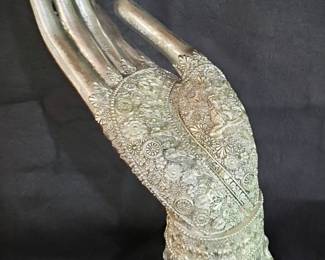 Intricate Engraved Ornamental Hand 