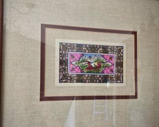 Small Framed Persian Style Artwork