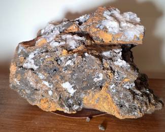 Mineral Specimen with Quartz and Iron Oxide