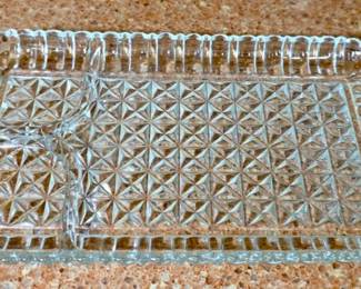 Crystal Lunch Tray
