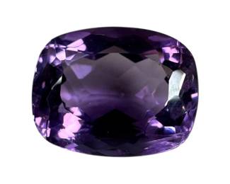 Genuine 7pt6 Ct Cushion Amethyst Gemstone
