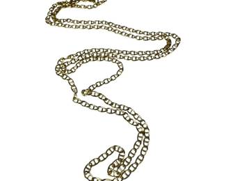 14K Yellow Gold Anchor Chain