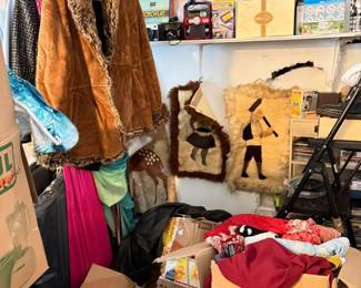 Coats, Artwork, still unpacking