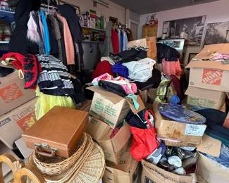 Clothing, household items