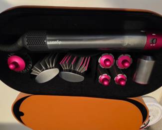 Dyson hair iron and brush set