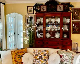 Tole Trays, Needlepoint &  Fine China,